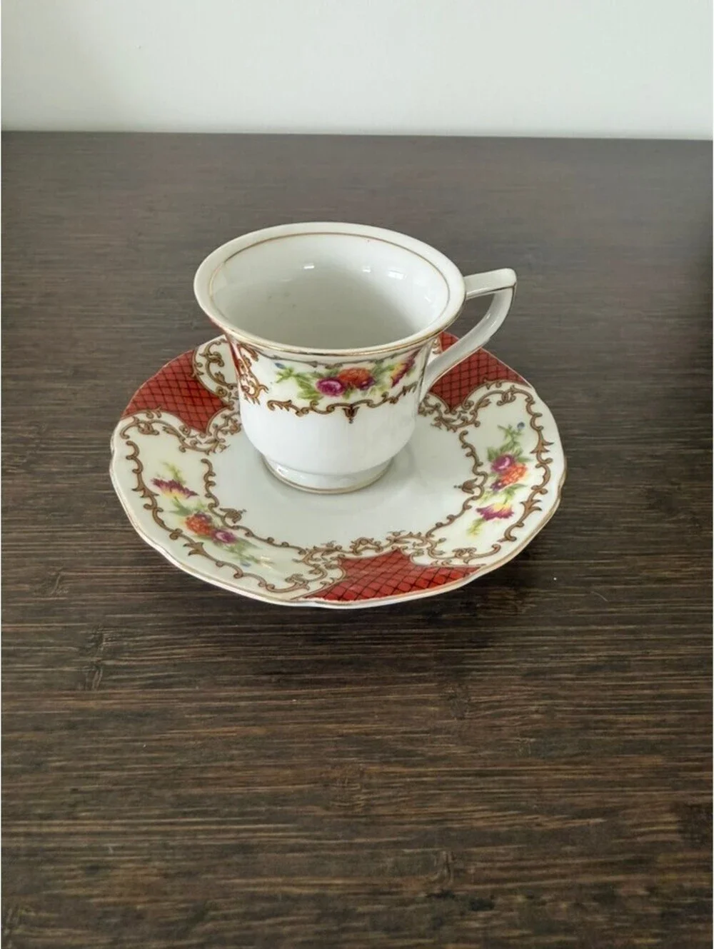 Vintage Japanese Demitasse Cup & Saucer